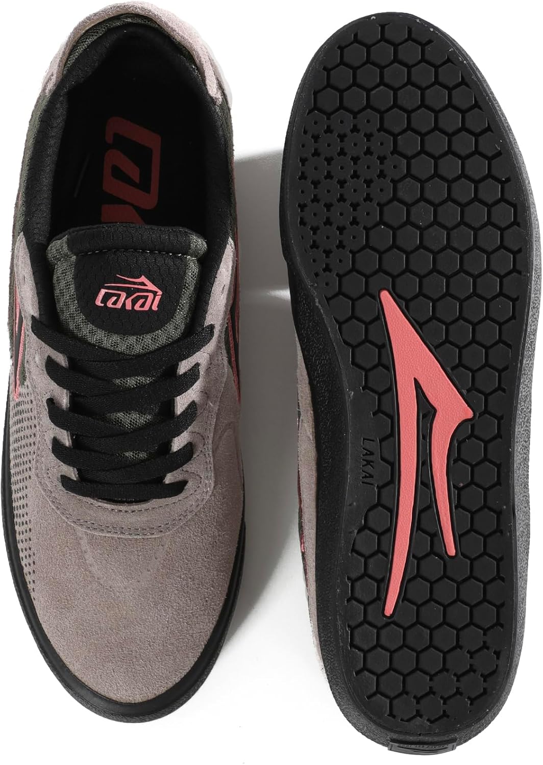 Мужские скейтбордические кеды Lakai Essex - низкие, коричневый — фото 3