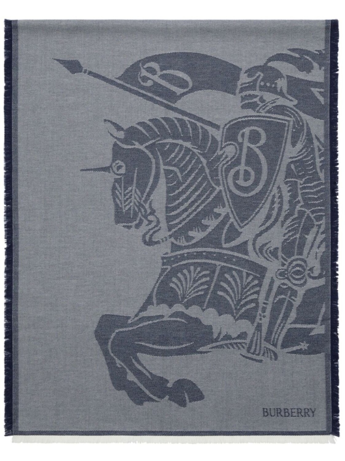 

Burberry шарф Equestrian Knight, синий