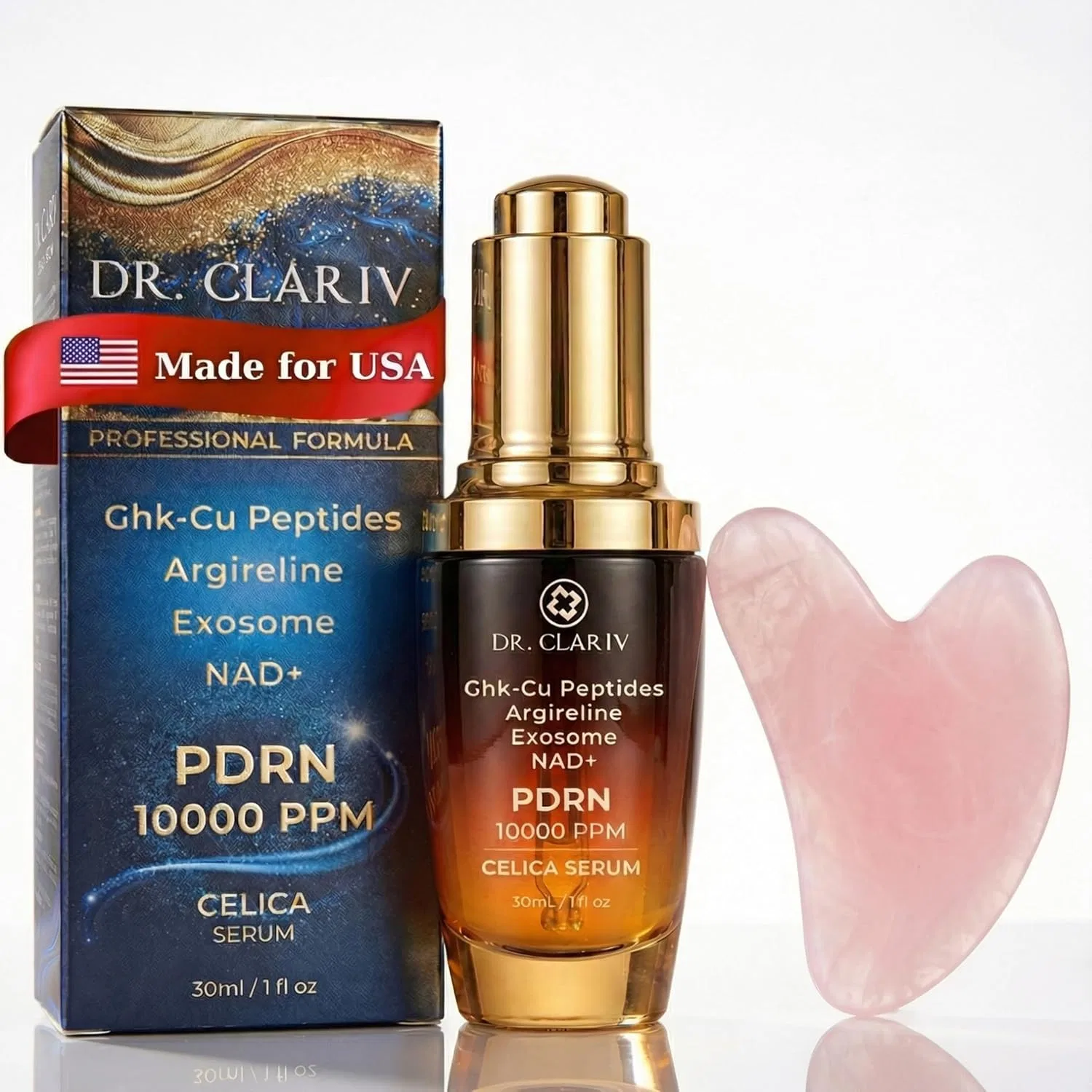 Сыворотка Dr. Clariv — PDRN 10000ppm с гиалуроновой кислотой, 30 мл