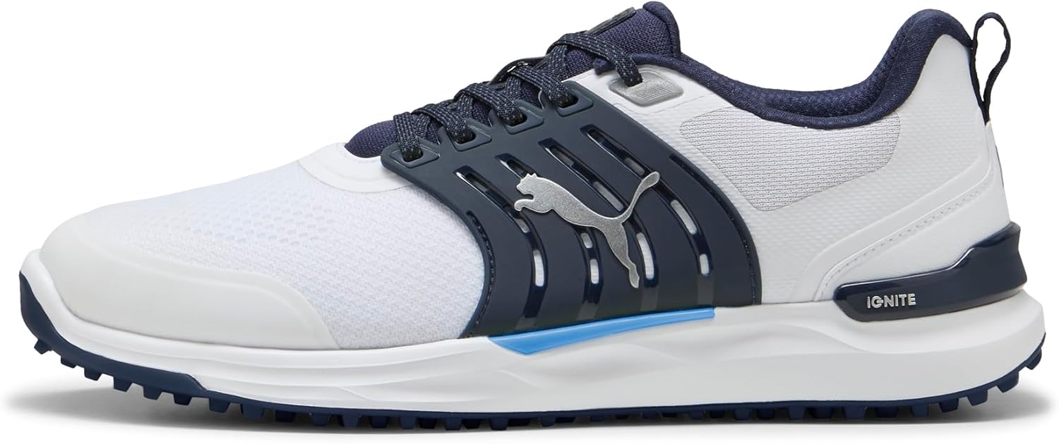 

Мужские гольф-кроссовки Puma Ignite Elevate 2, белый/синий