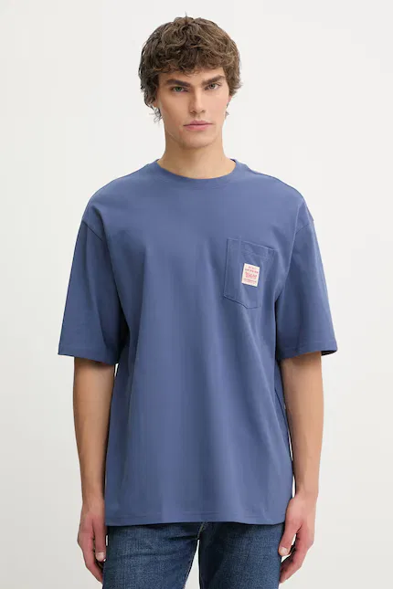 Футболка из хлопка SS TEE x WORKWEAR Levi's, синий