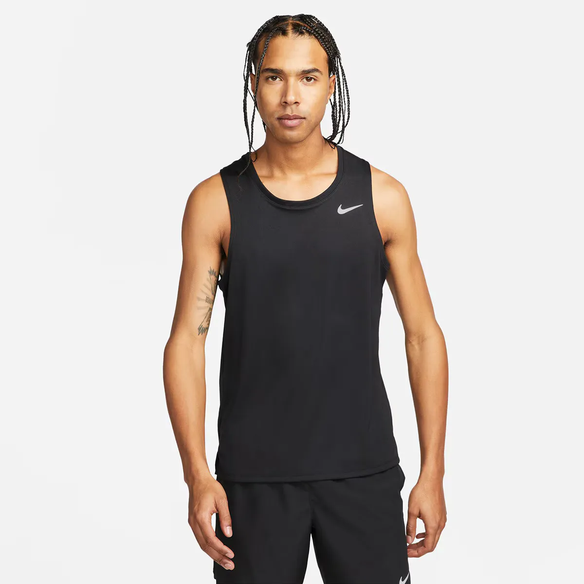 

Мужская футболка Dri-FIT Miler Nike, чёрный