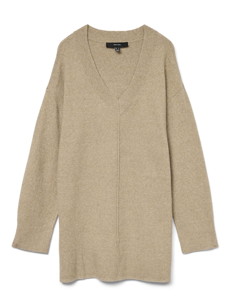 

Тонкий вязаный свитер VERO MODA Sweater ESTI, серебряный