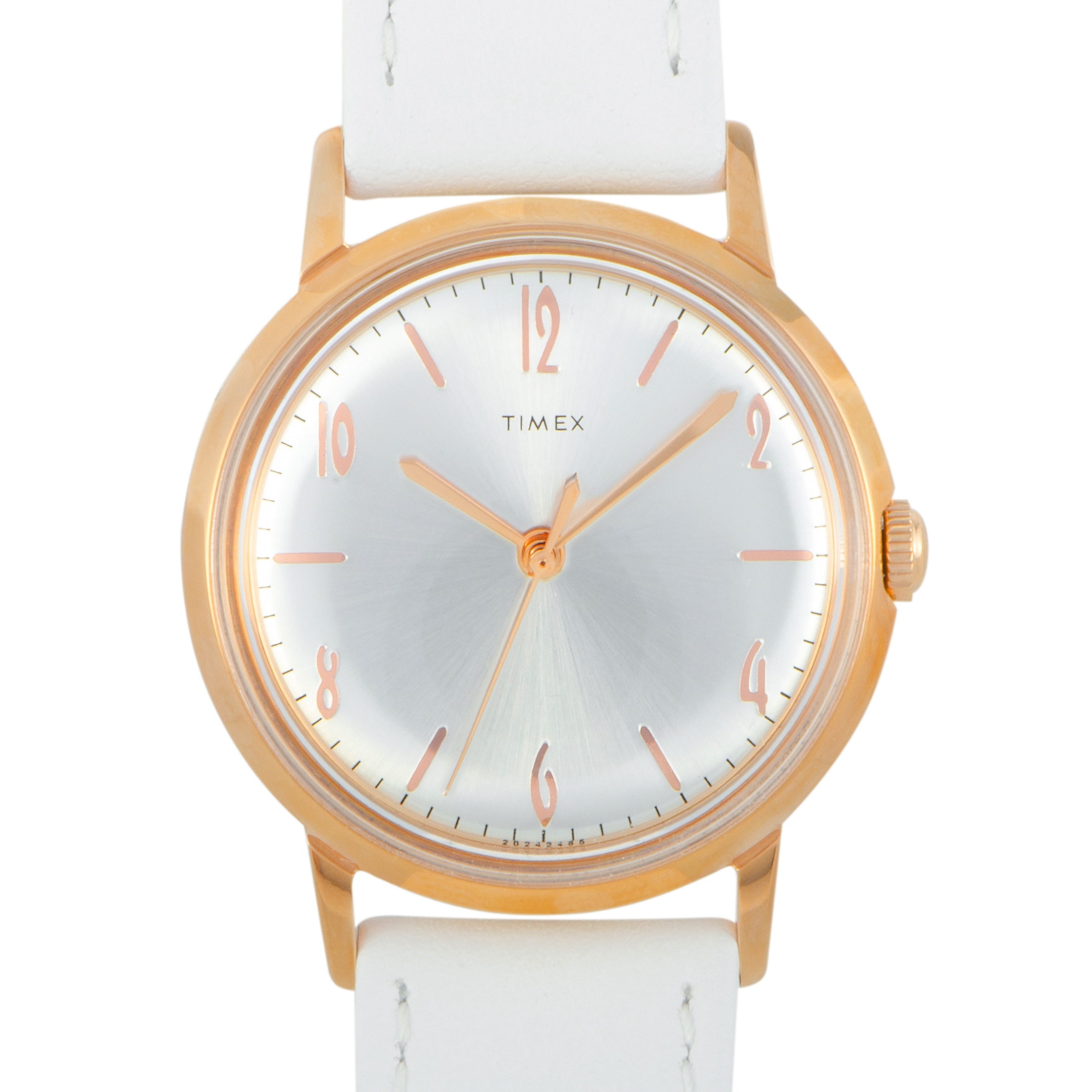 

Часы Timex Marlin Hand-Wound 34 мм, розовое золото, TW2T18300