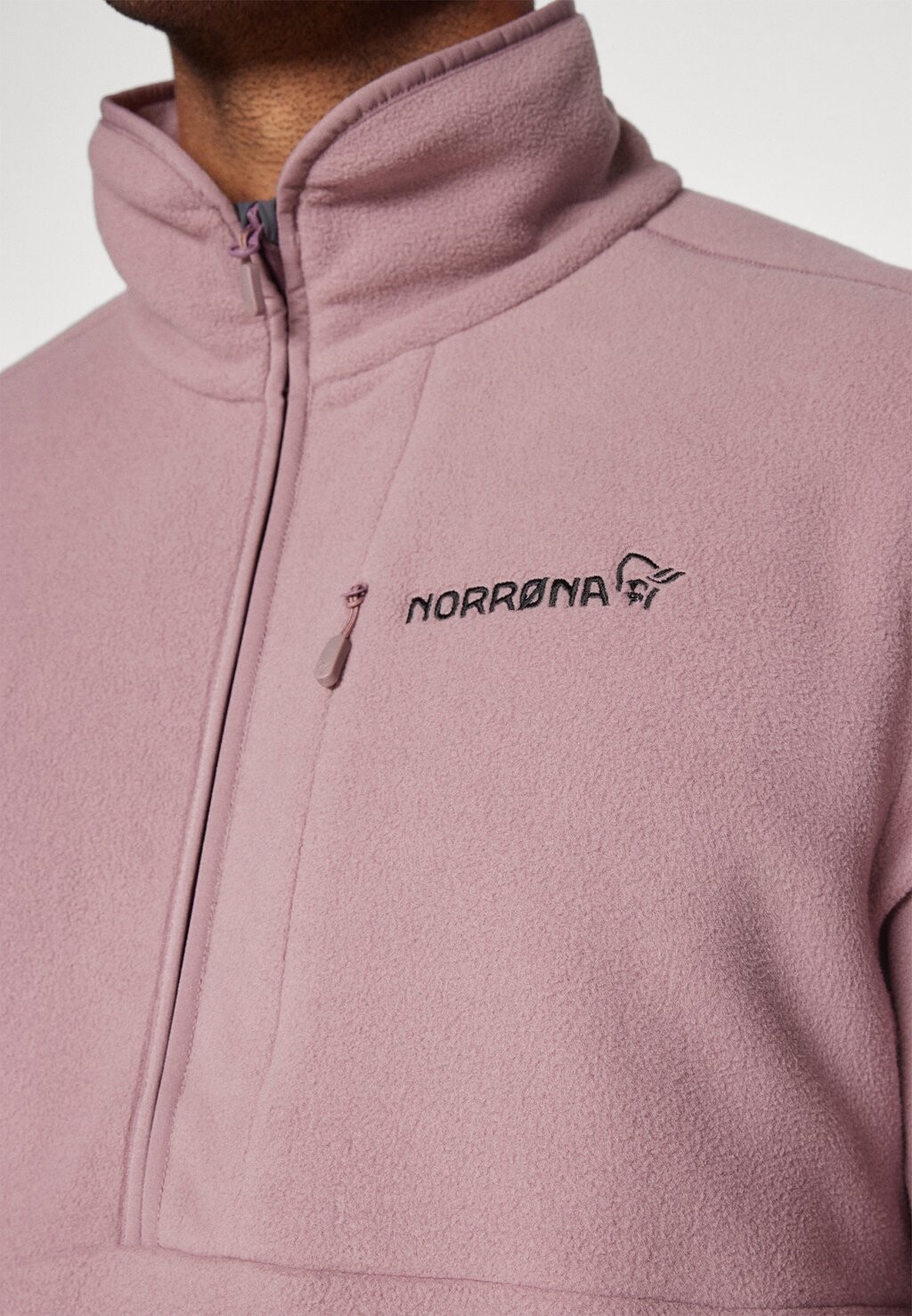 

Флисовый джемпер FEMUND WARM HALFZIP UNISEX Norrøna, цвет Berry