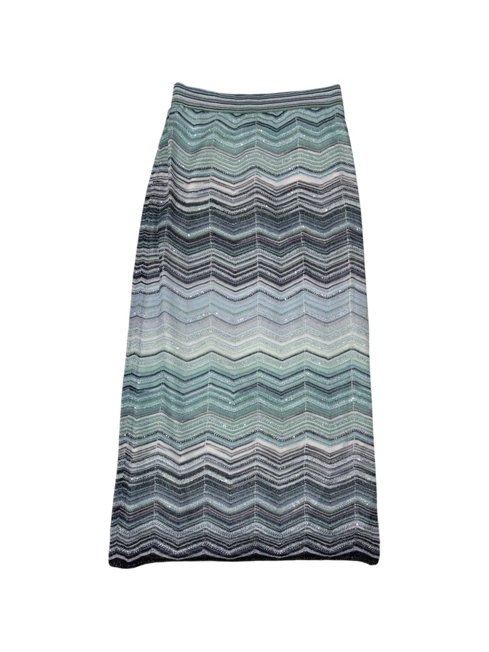 

Юбка с зигзагообразным узором Missoni, синий