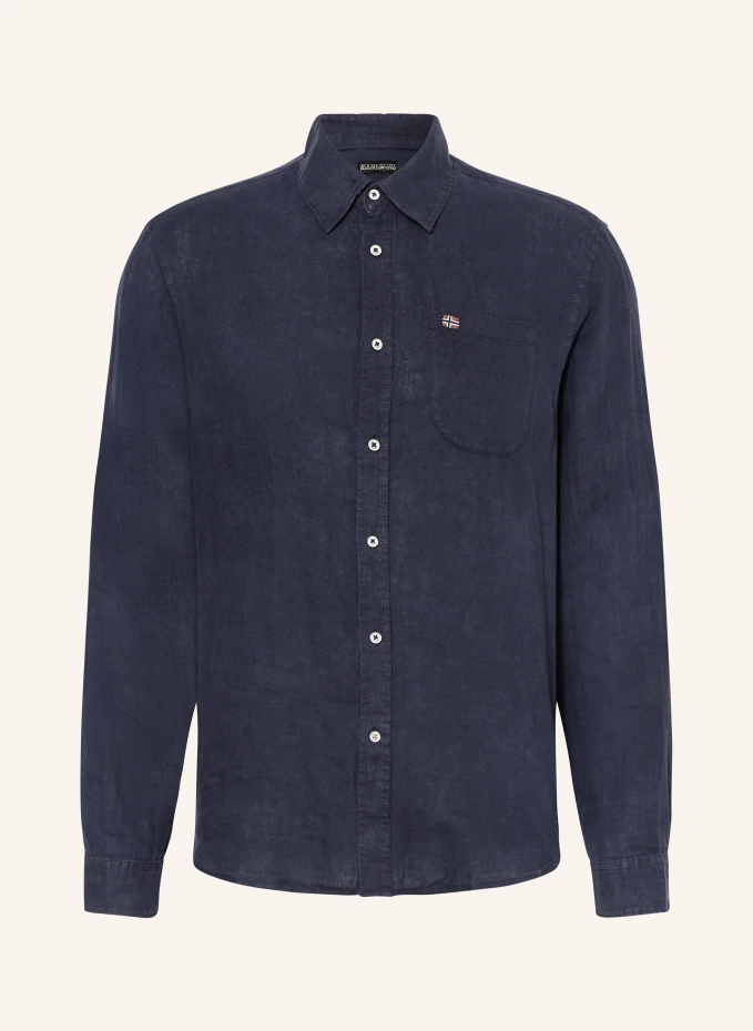 

Рубашка стандартного кроя g-linen Napapijri, синий