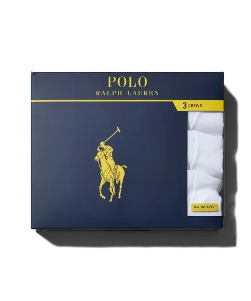 Футболка POLO RALPH LAUREN 3 шт. хлопок полиэстер чёрный — фото 4