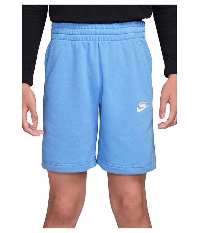 Шорты французский терр Nike Kids Club Fleece, University Blue/White