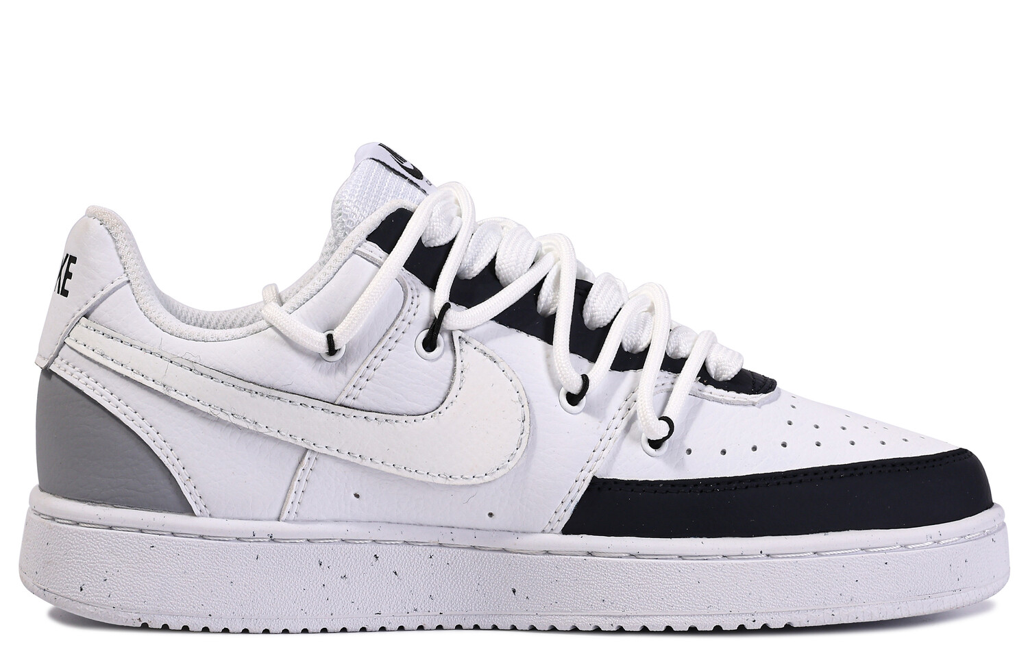 

Кроссовки Nike Court Vision 1 Skateboard Shoes Men Low-Top Black White Gray, Черный, Кроссовки Nike Court Vision 1 Skateboard Shoes Men Low-Top Black White Gray
