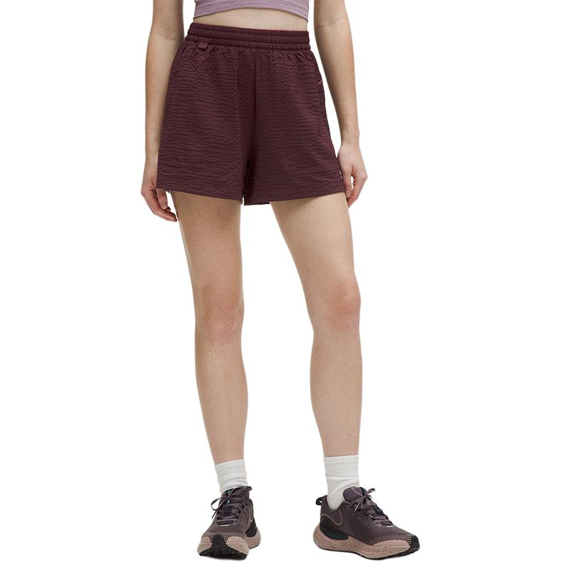 

Шорты Casual Grid Texture 4' Women's Lululemon, темно-фиолетовый