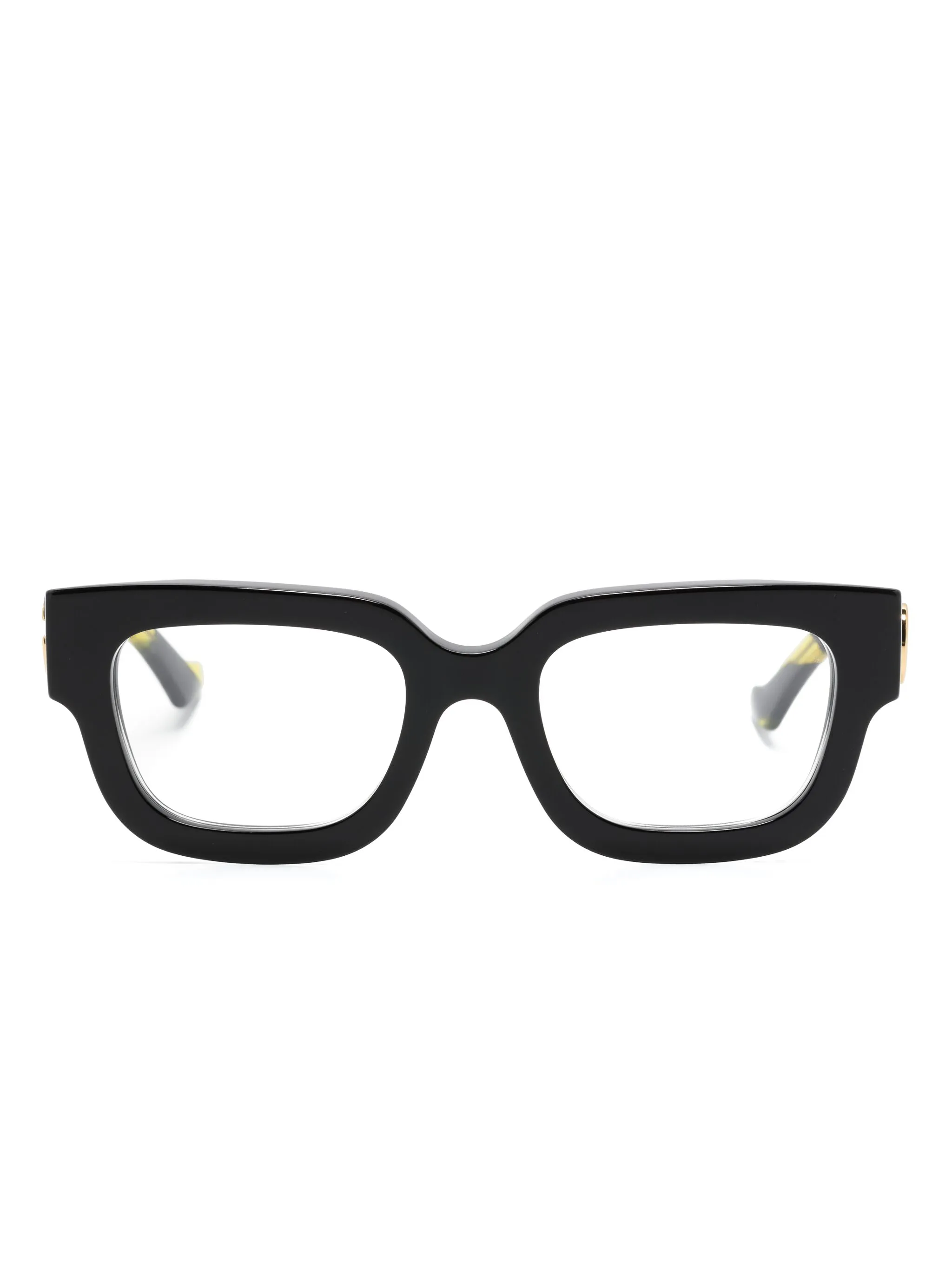

Очки трапециевидной формы Gucci Eyewear, черный
