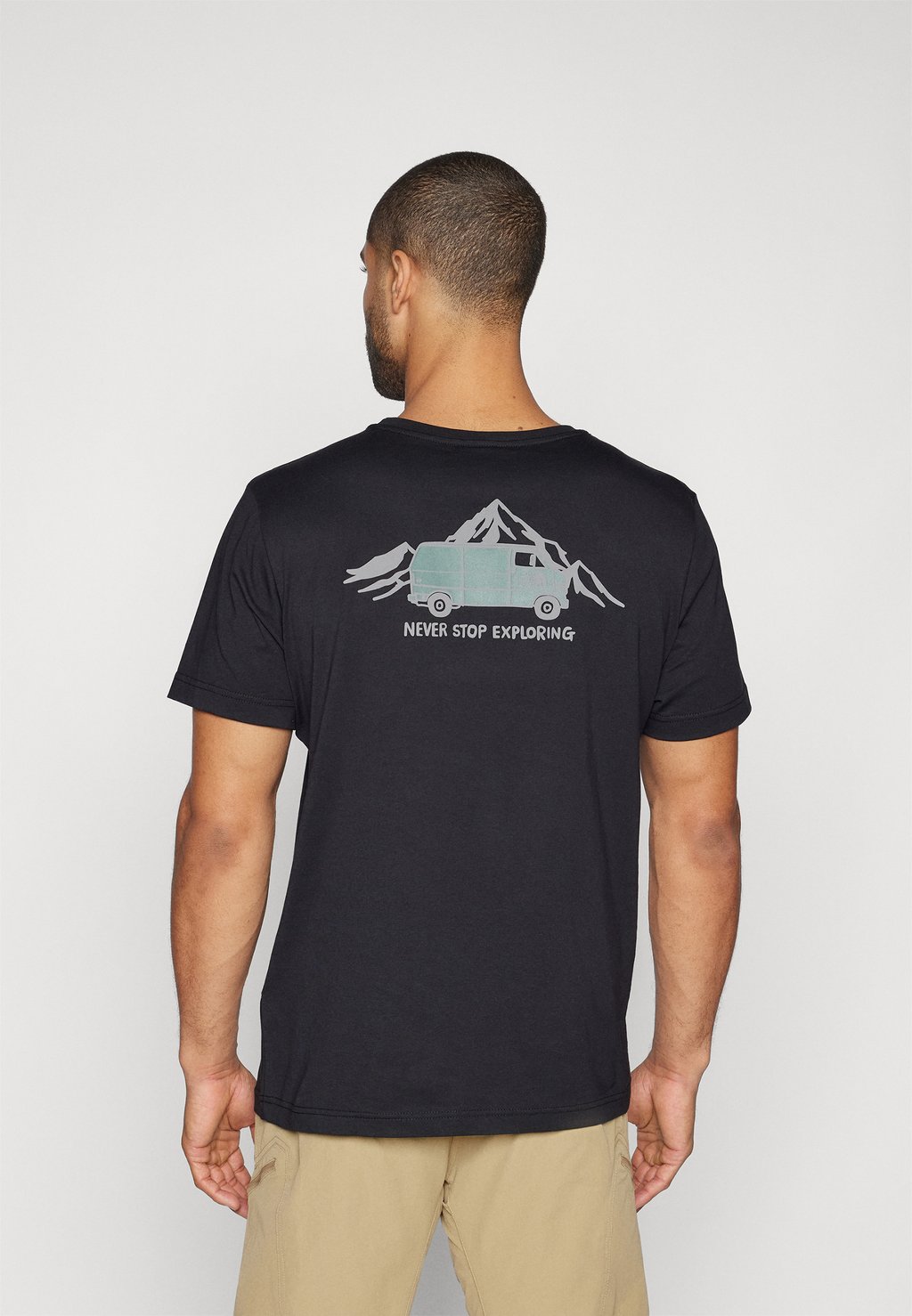 

Футболка с принтом OUTDOOR GRAPHIC TEE The North Face, черный