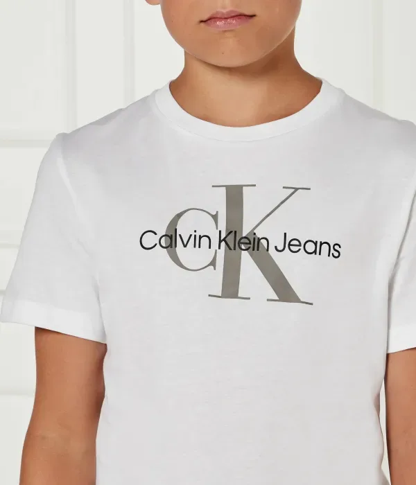 Футболка regular fit Calvin Klein Jeans, белый — фото 4
