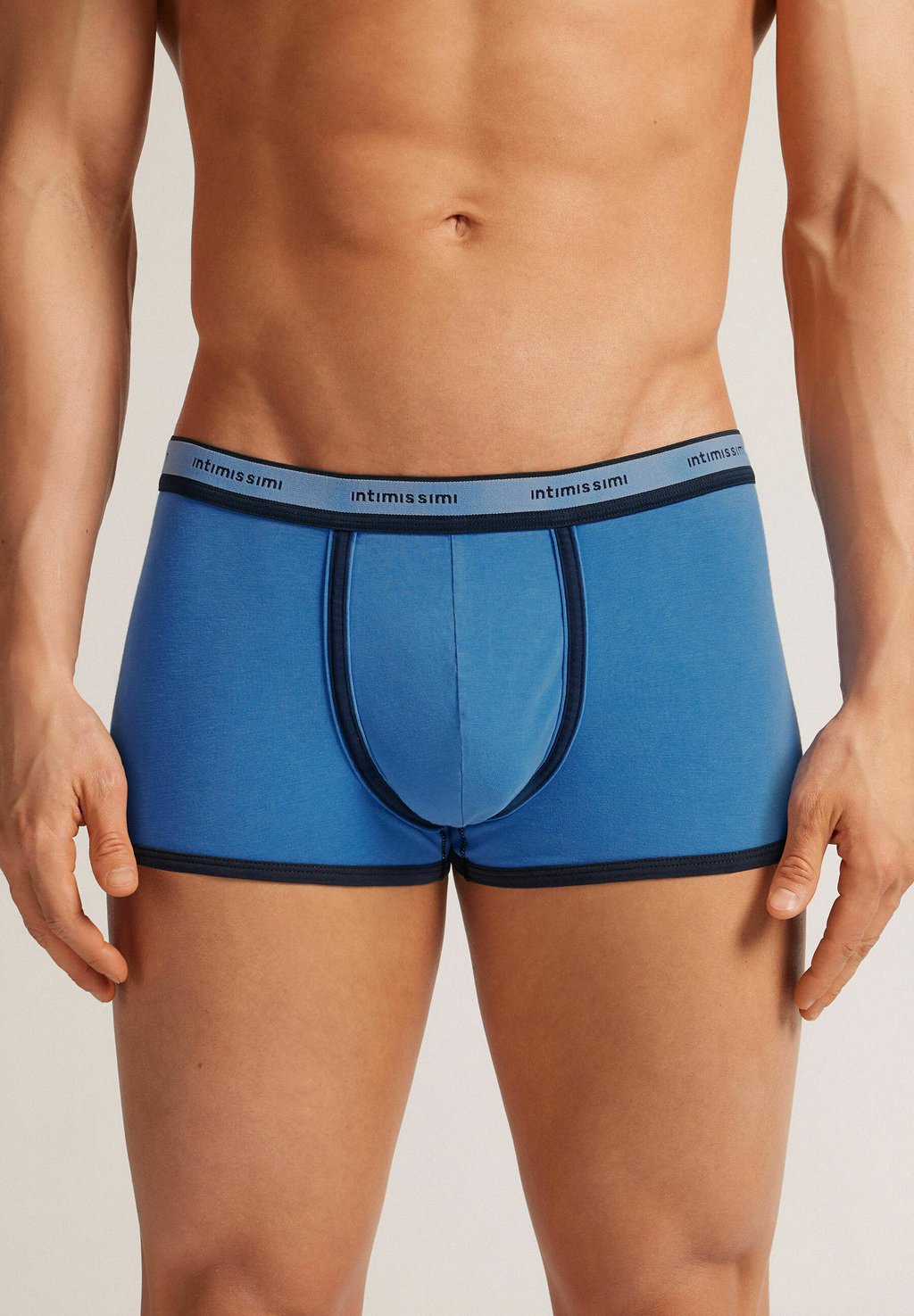 

Брюки STÜCKGEFÄRBTE BOXERSHORTS AUS ELASTISCHER SUPIMA BAUMWOLLE IUMAN Intimissimi Uomo, бирюзовый