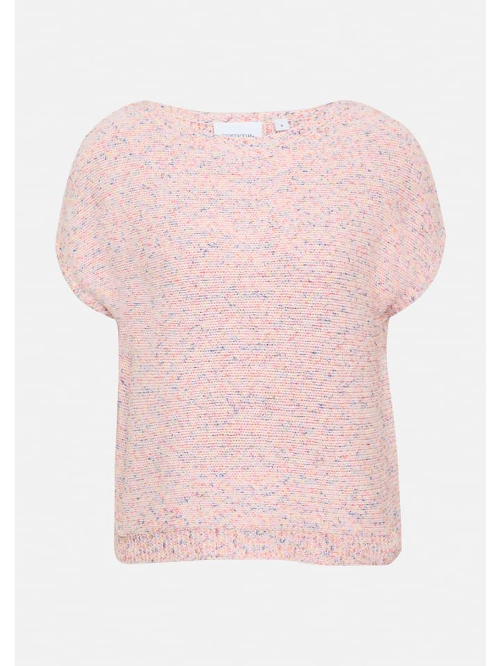 

Вязаный свитер размером 40X1_розовый comma