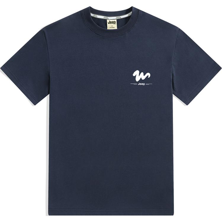 

Футболка Unisex Crew Neck Moderate Jeep, royal синий