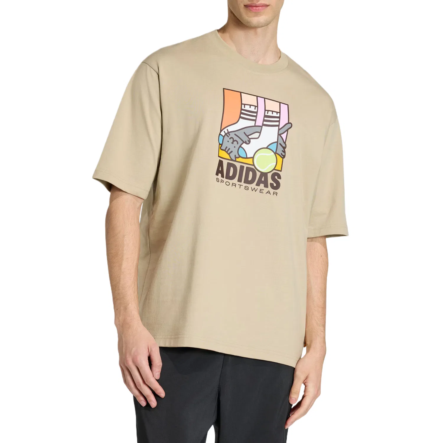 Футболка мужская Wonder Goods Umber crew neck Adidas — фото 3