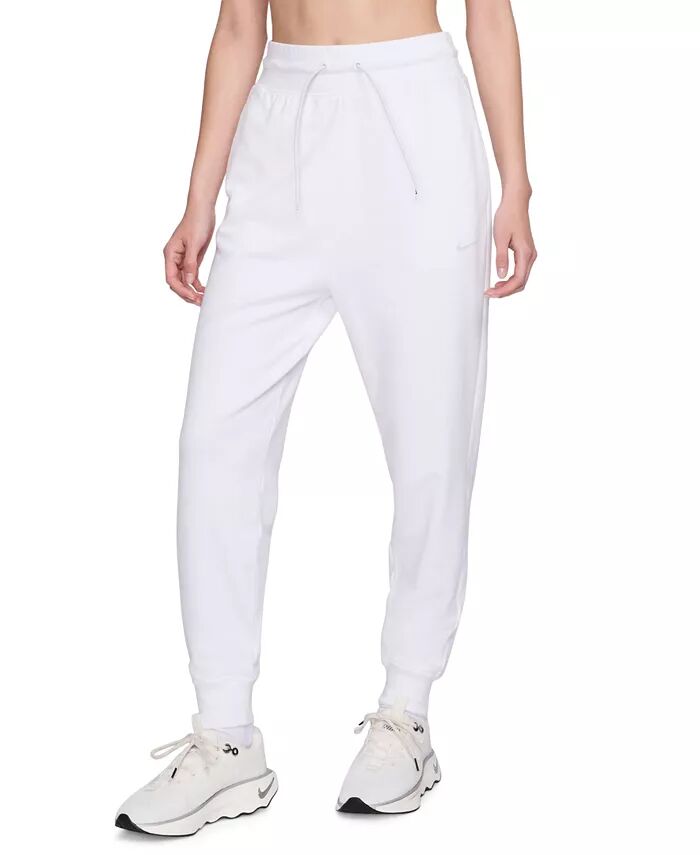 

Женские джоггеры Dri-FIT One French Terry с высокой талией 7/8 Nike, мультиколор