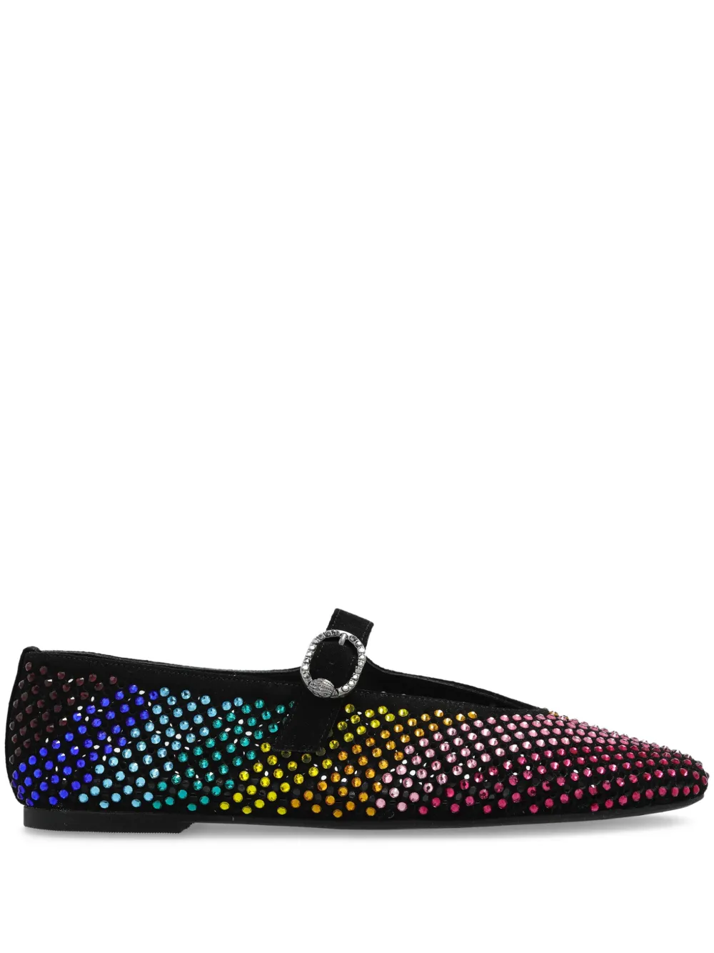 Балетки Mayfair, украшенные кристаллами Kurt Geiger London, черный