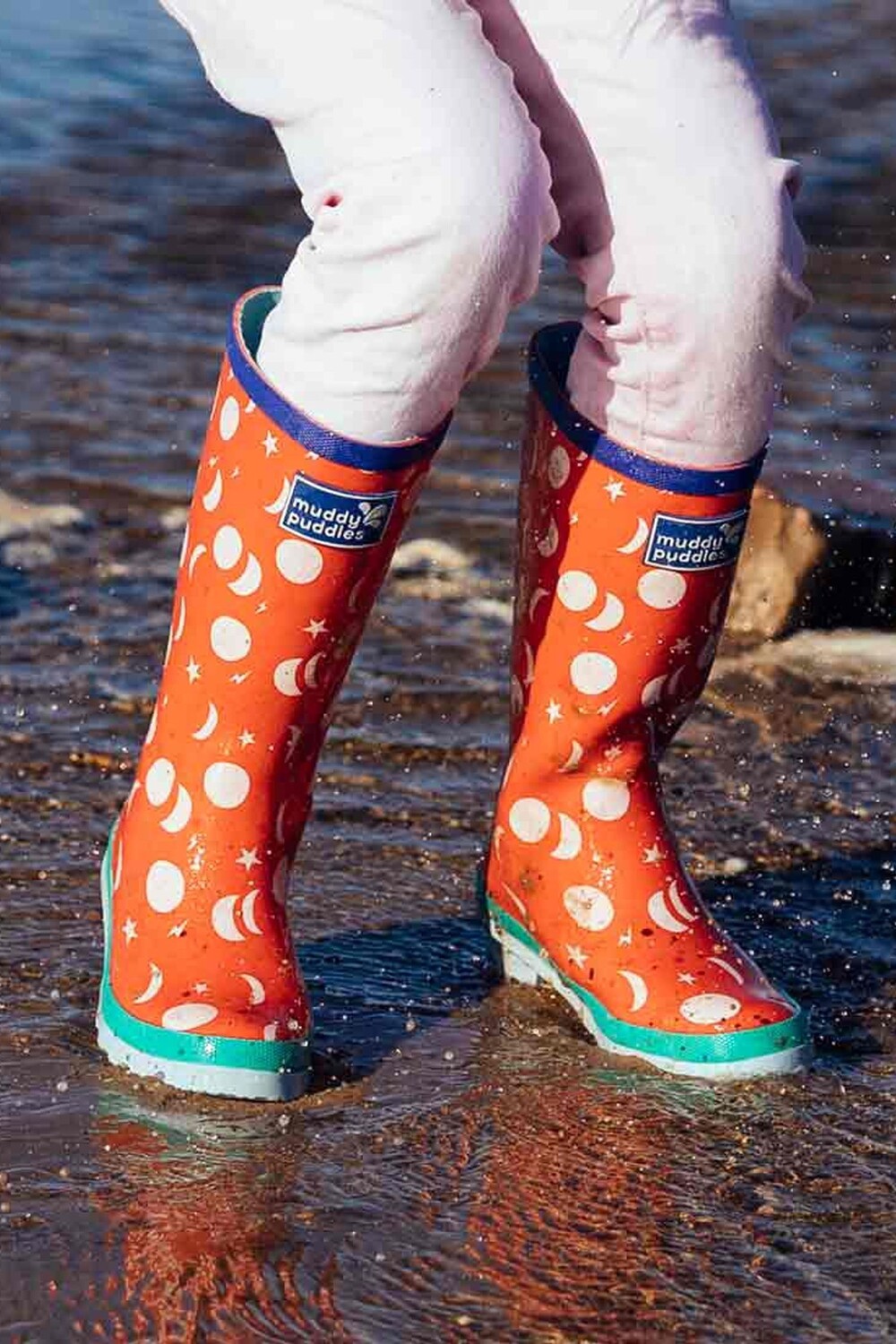 

Резиновые сапоги Puddlestomper Muddy Puddles, красный