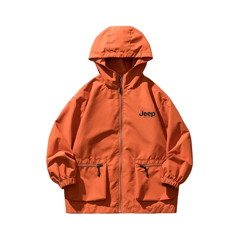 Куртка с капюшоном для школьников Jeep, Orange (Liner Included) — фото 4