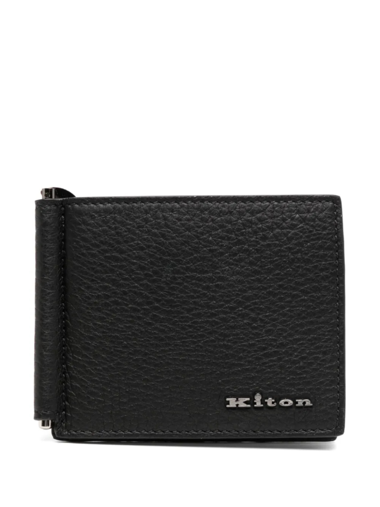 

Кожаный держатель карт Kiton, черный