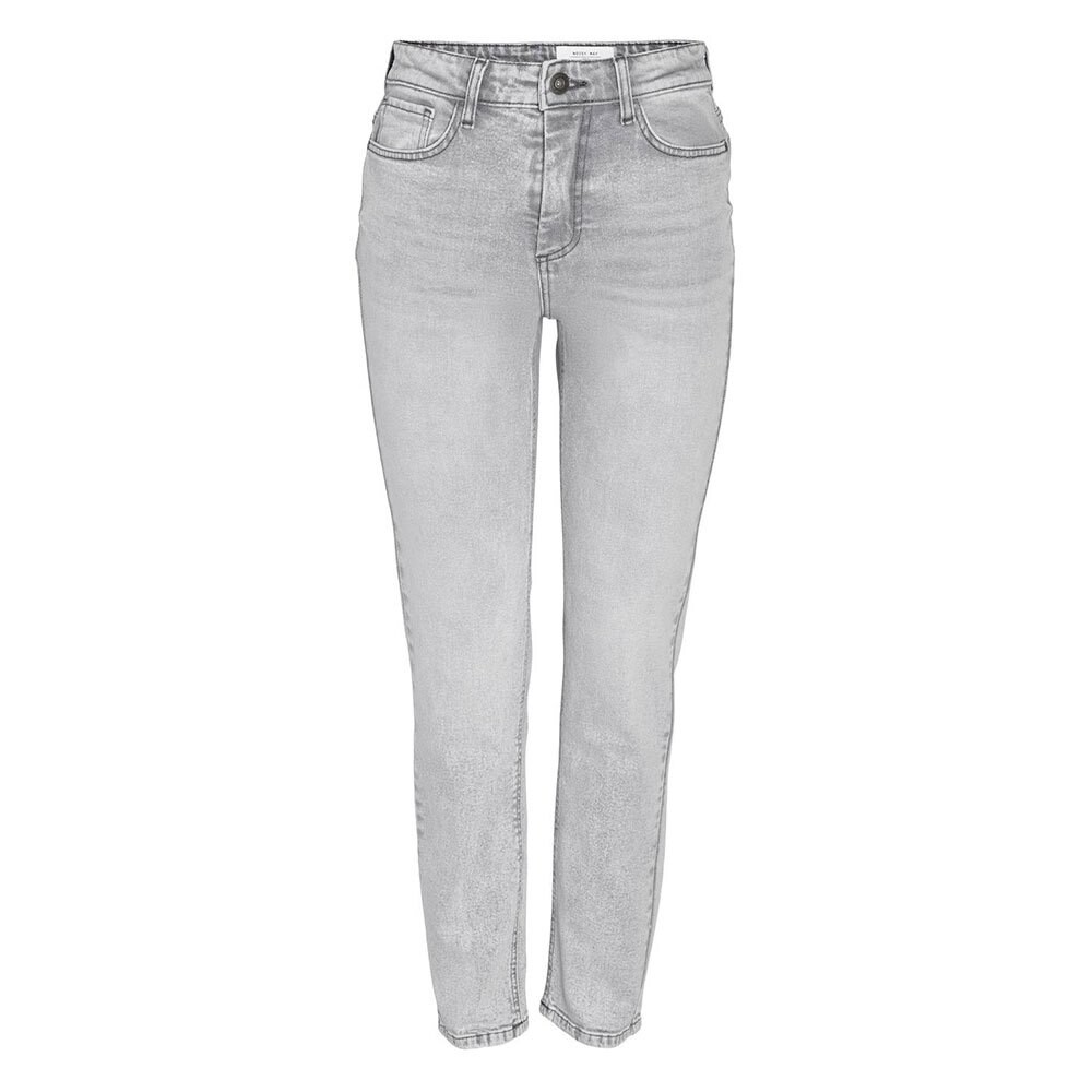 

Джинсы Noisy May Moni Straght Ankle Fit Az277Lg high waist, серый
