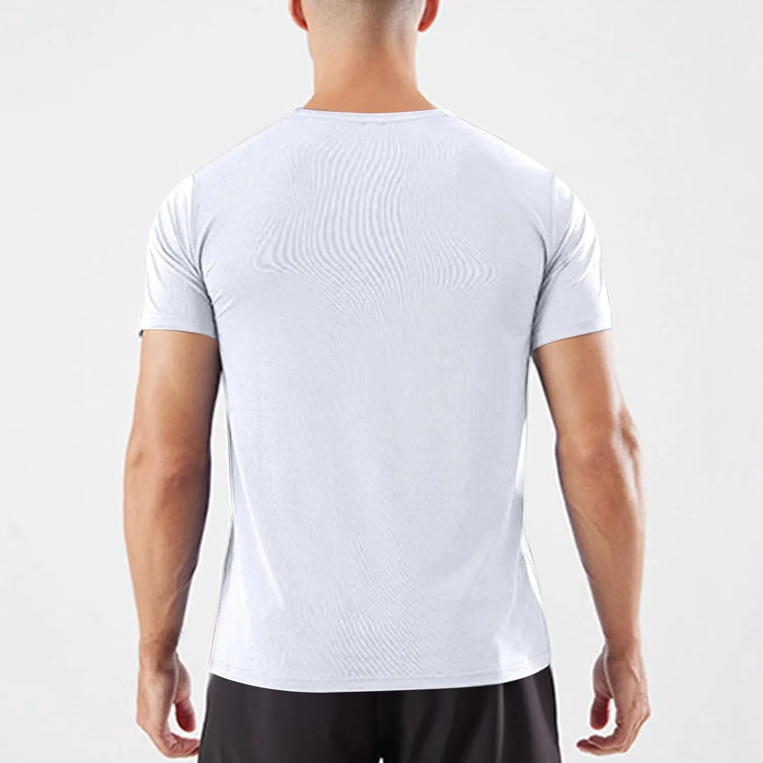 Мужская футболка для тренировок Loose Fit Quick Dry Moisture Wicking — фото 4