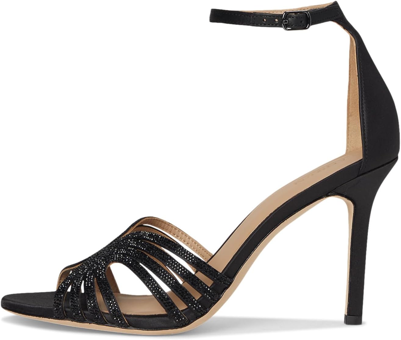Туфли Lauren Ralph Lauren Women's Allie Embellished Multistrap Sandals, Black/Black Jet — фото 4