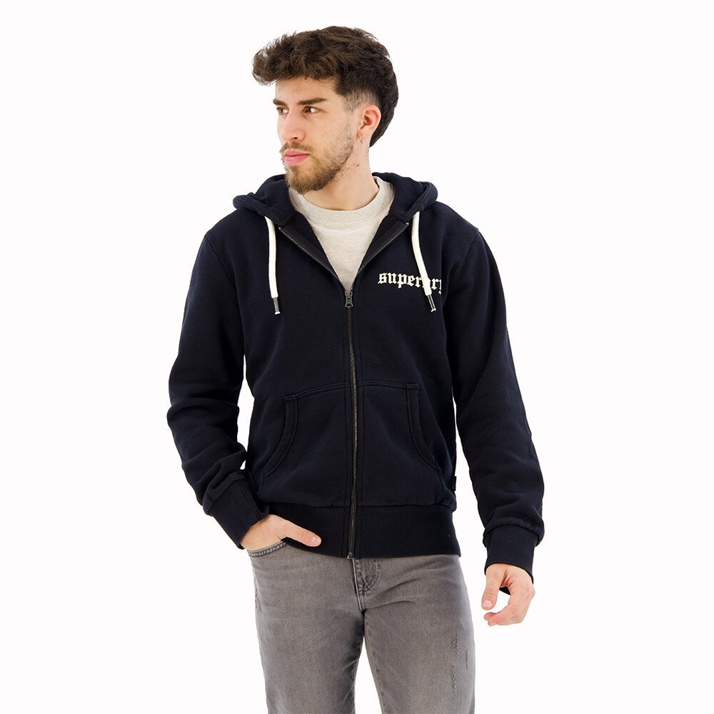 

Толстовка Superdry Tattoo Graphic Loose Full Zip, черный