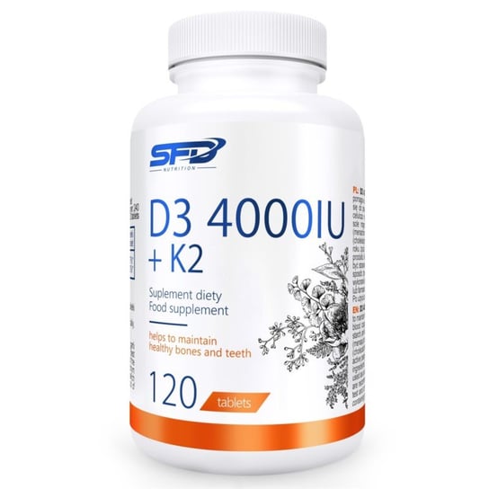 

СФД Витамин D3 4000 + К2 120 таб. Allnutrition