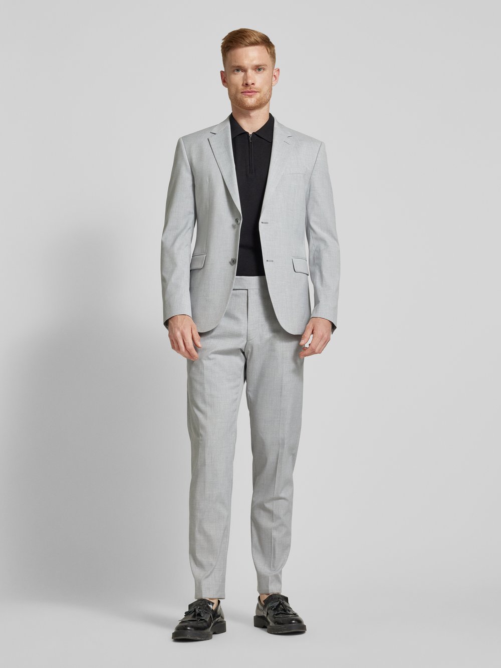 

Пиджак на 2 пуговицах с нагрудным карманом модель «Айдан» Strellson, светло-серый