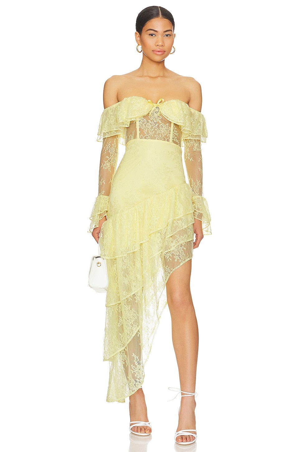 

Платье MAJORELLE Maddalena Gown, желтый