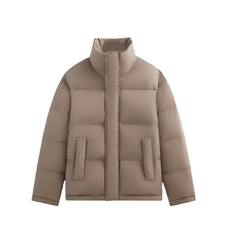 

KITH Пуховик Auralee Finx из полиэстера шамбре, Moonstone