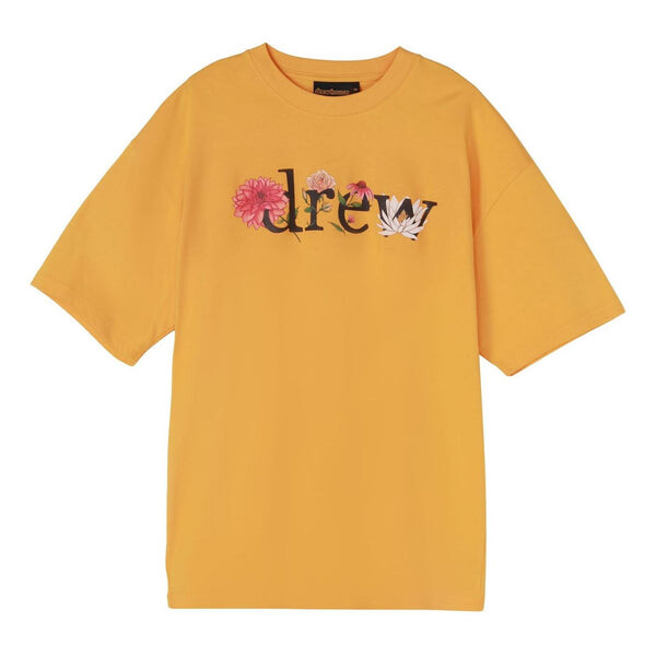 

Футболка ssense exclusive floral t-shirt 'golden yellow' Drew House, золотой