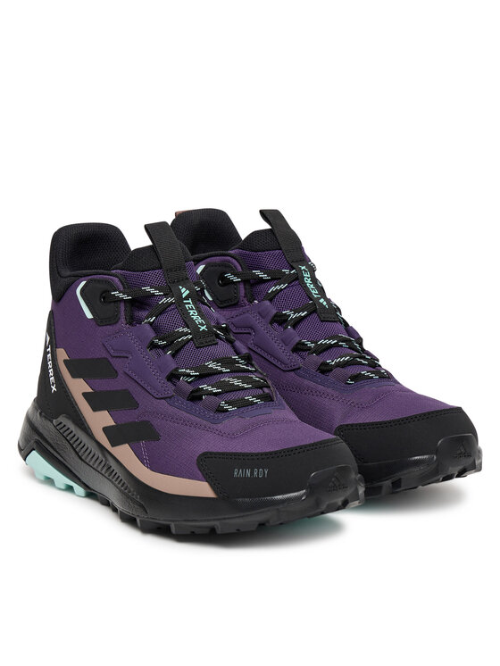 Треккинговые ботинки Terrex Anylander Mid Rain.Rdy JQ9966 Adidas, фиолетовый — фото 2