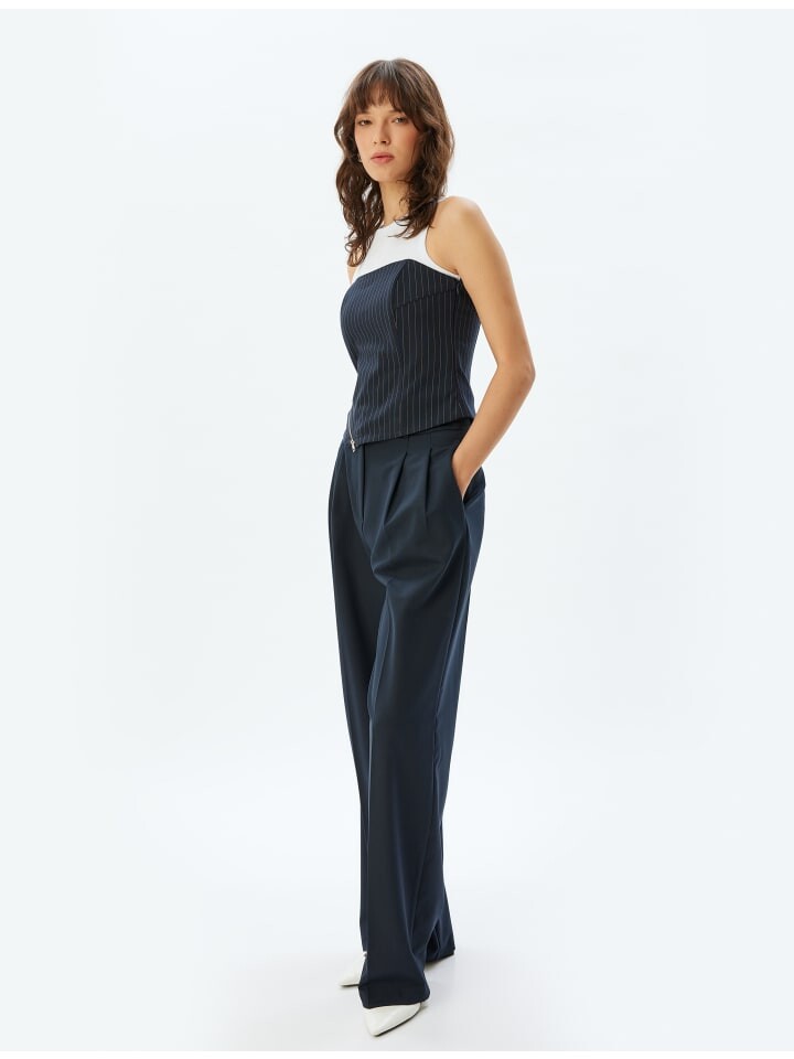 

Тканевые брюки KOTON Hose, цвет Marineblau