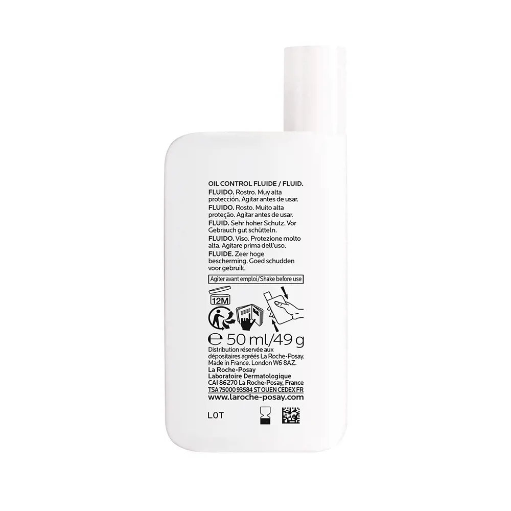 Солнцезащитный крем Anthelios Uv-Mune 400 Oil Control Fluide Spf50+ La Roche Posay, 50 мл — фото 3