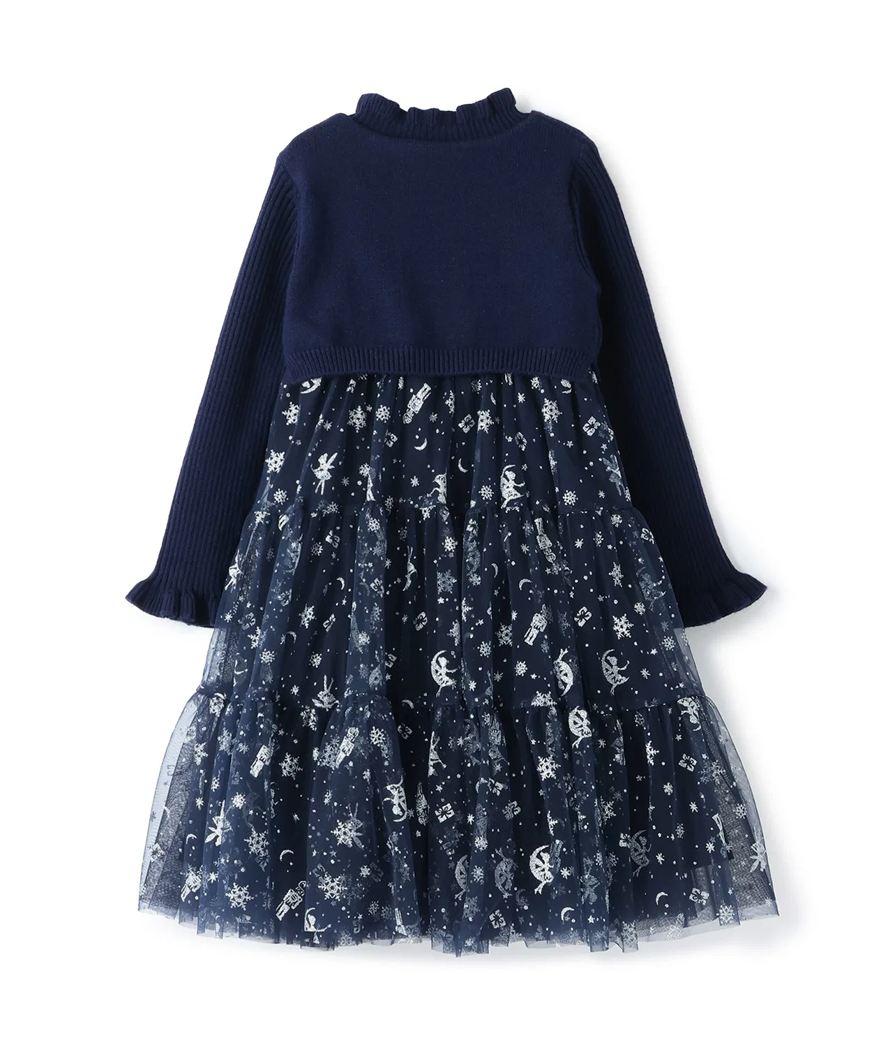 Детское платье-комбинация с принтом Kate Spade New York Kids белое — фото 2