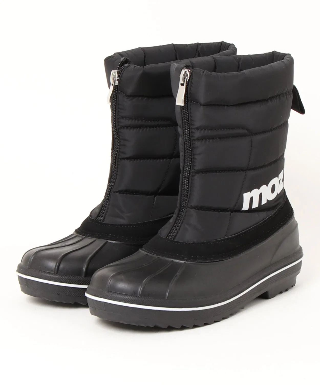 Зимние ботинки с центральной молнией Moz MZ1216, 25.0 см, черные