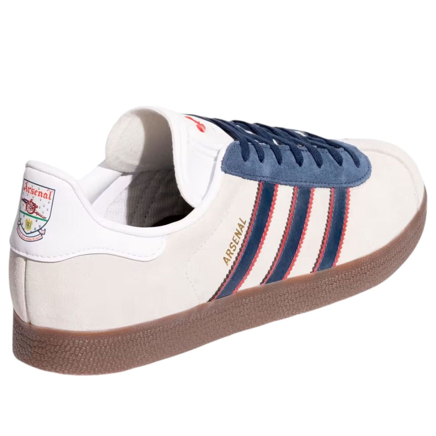 Кроссовки adidas x Arsenal Gazelle 'Cloud White Red Collegiate Navy' — фото 4