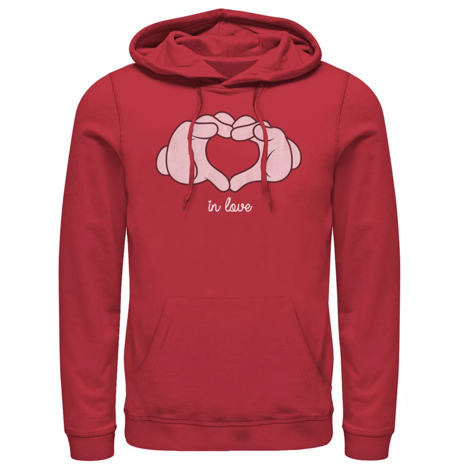 

Мужская толстовка с принтом Микки Мауса в форме сердца Hands In Love Disney
