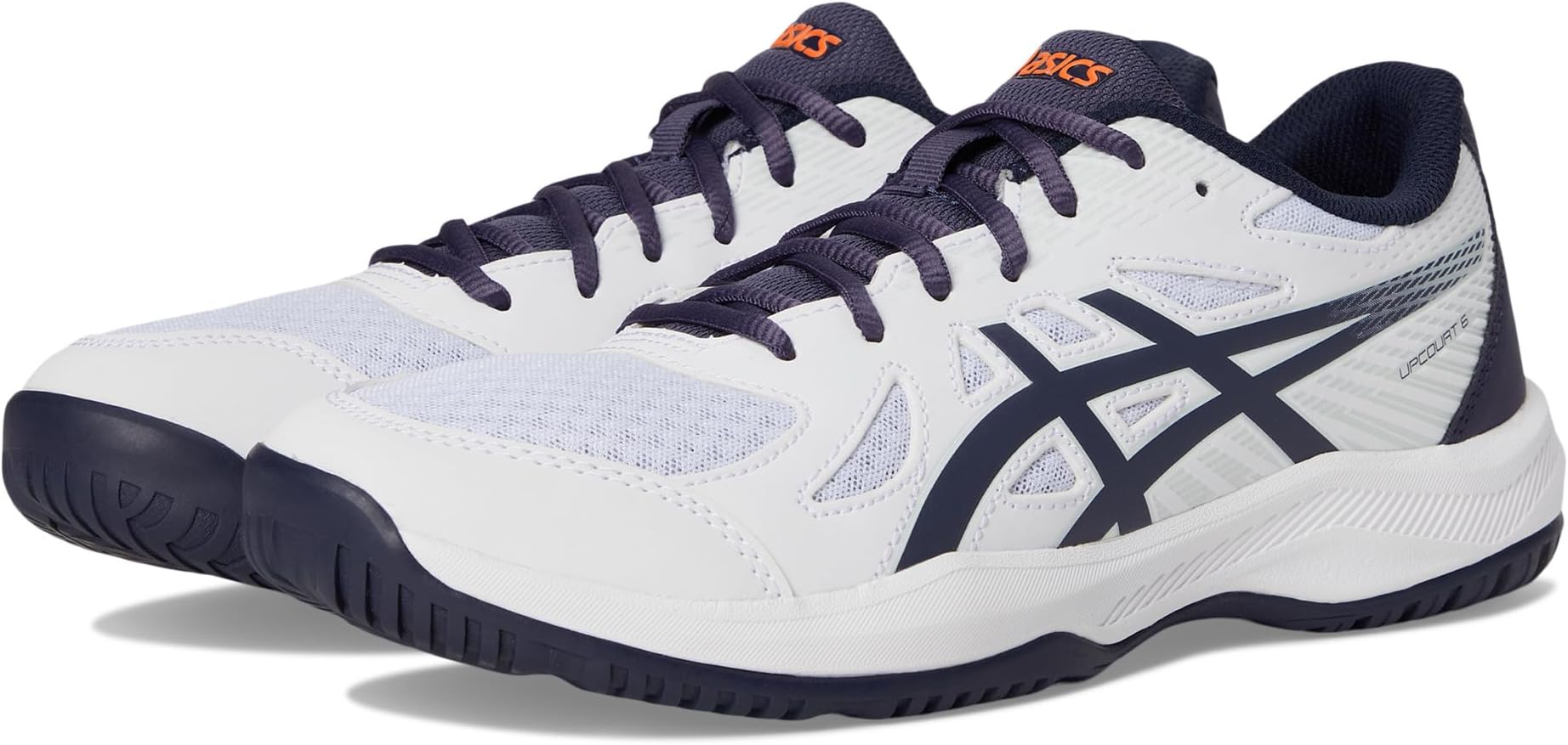 

Кроссовки ASICS Upcourt 6 Volleyball Shoe, цвет White/Indigo Fog