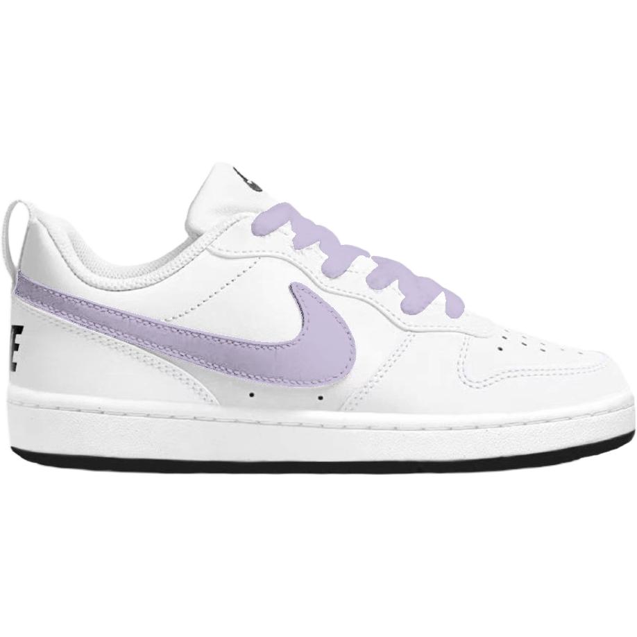 Nike Кроссовки для скейтбординга Court Borough Taro Purple Bowknot Abrasion Resistant Low top для детей и подростков, фиолетовые — фото 3