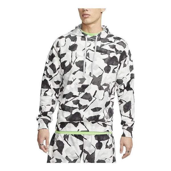 

Толстовка club fleece french terry pullover hoodie asia sizing 'white black' Nike, мультиколор