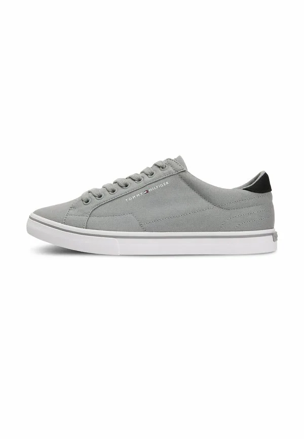 Кроссовки с тиснением по холсту Tommy Hilfiger, Universal Grey