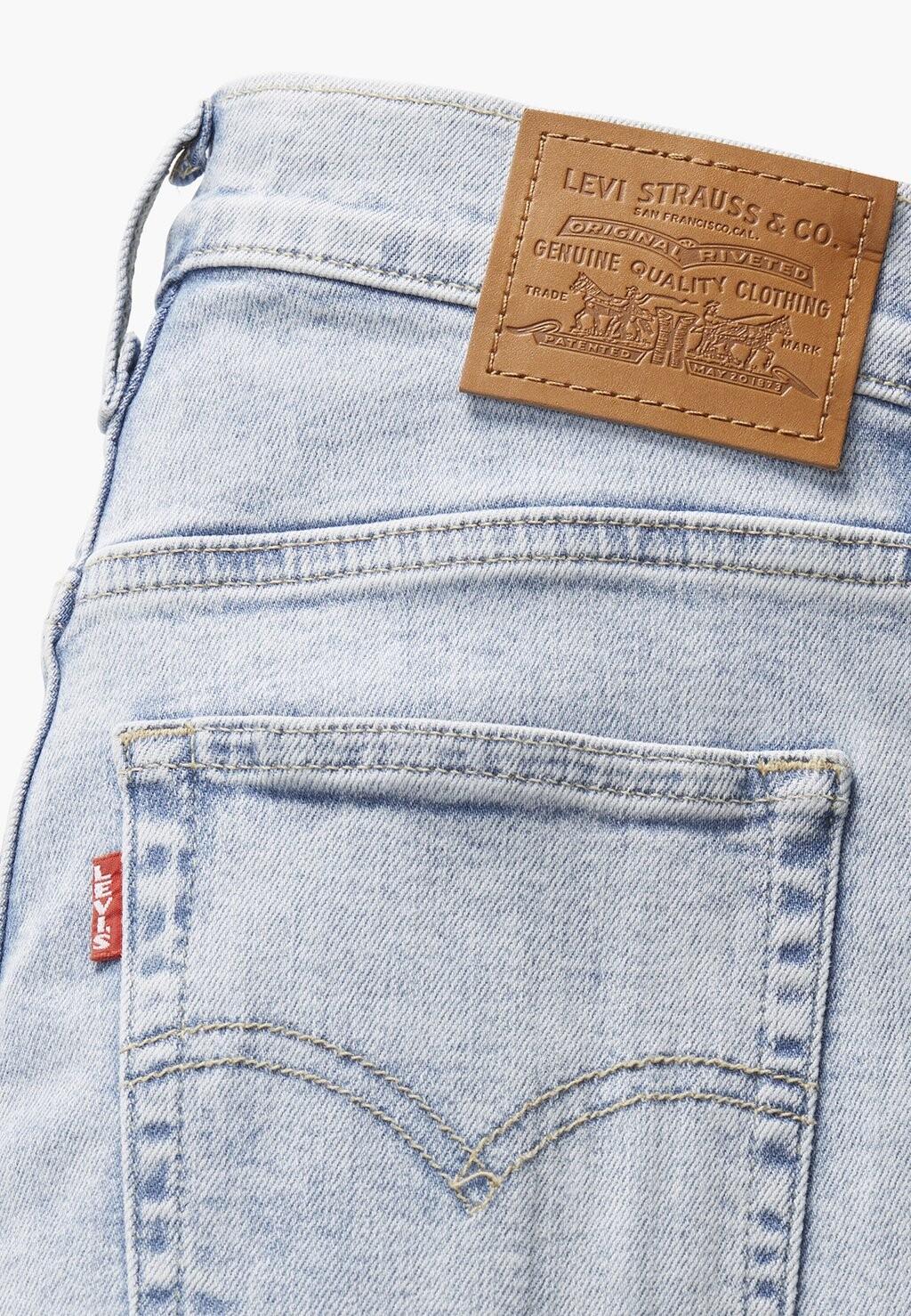 

Джинсы скинни 720™ HIGH RISE SUPER SKINNY Levi's, светло-голубой деним