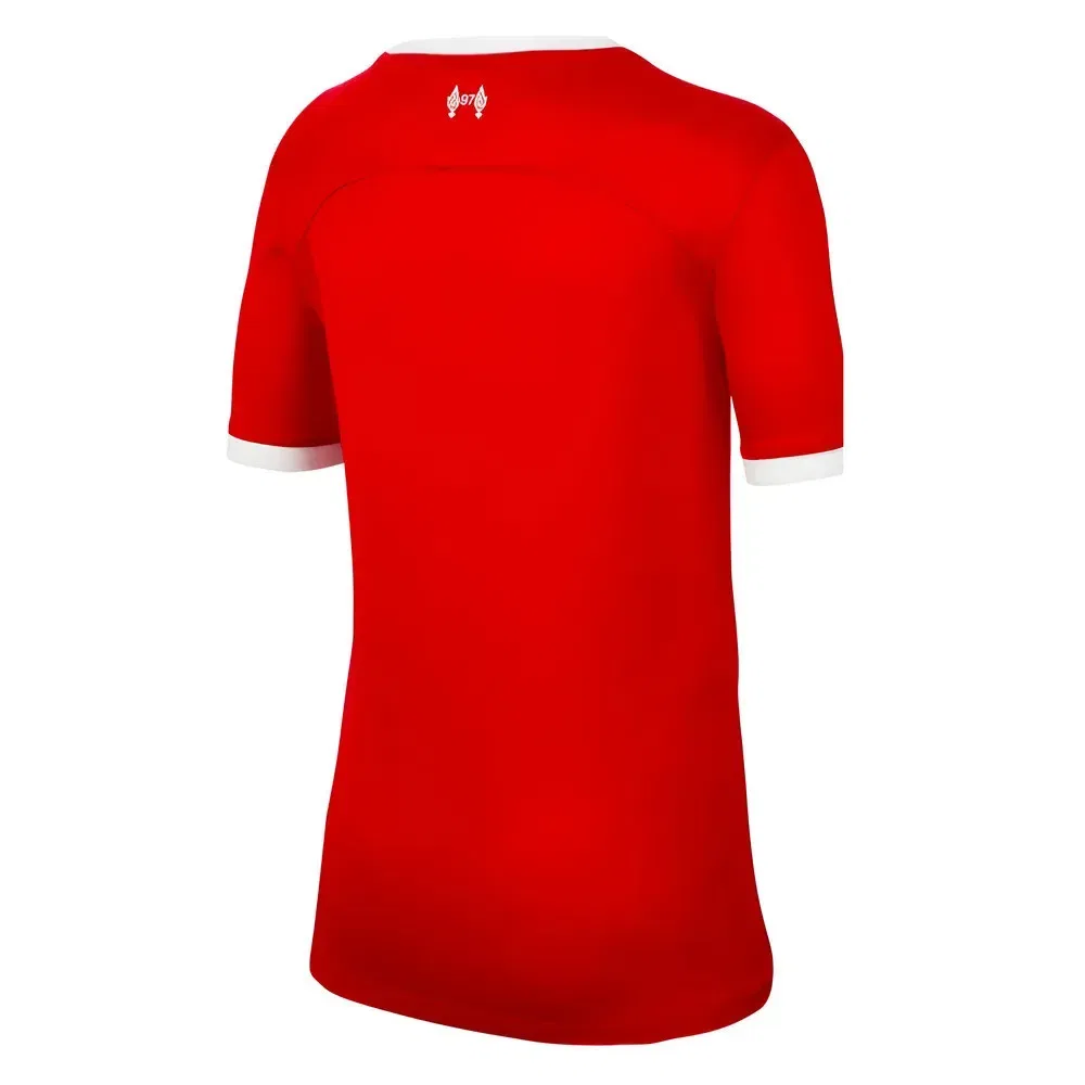 Детская футбольная футболка Liverpool FC Home 2023-2024 Nike, красный — фото 4