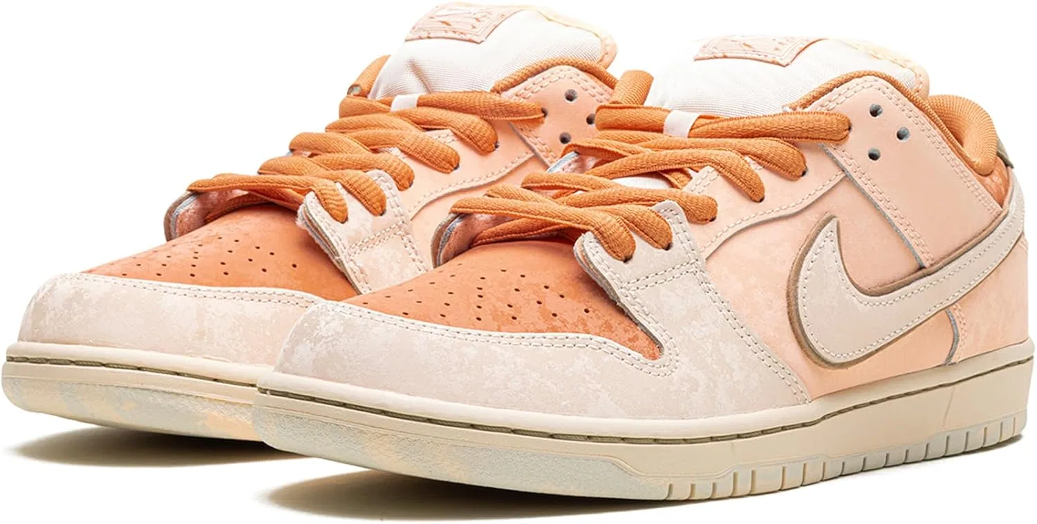Кроссовки мужские Nike Dunk Low Retro, цвет Amber Brown/Guava Ice — фото 2